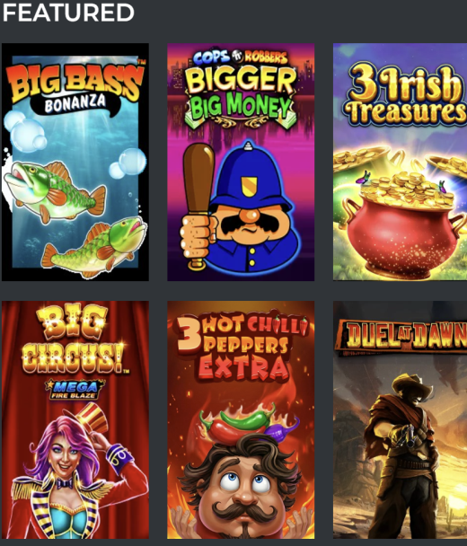 MobileWins Casino Registration